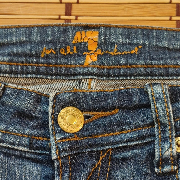 7 for all mankind size 26 flare legged jeans, 100% cotton. - Picture 5 of 9